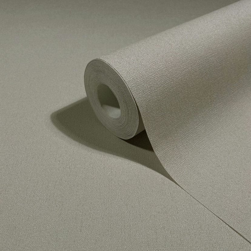 Tapeta z włókniny o wyglądzie betonu, gładka, nowoczesna, matowa, brązowa