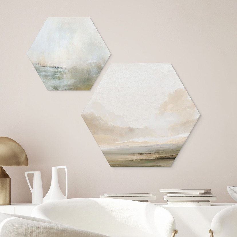 Hexagon Dibond Skyer på himlen - Hobday