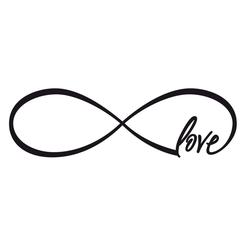 Endless love wallsticker
