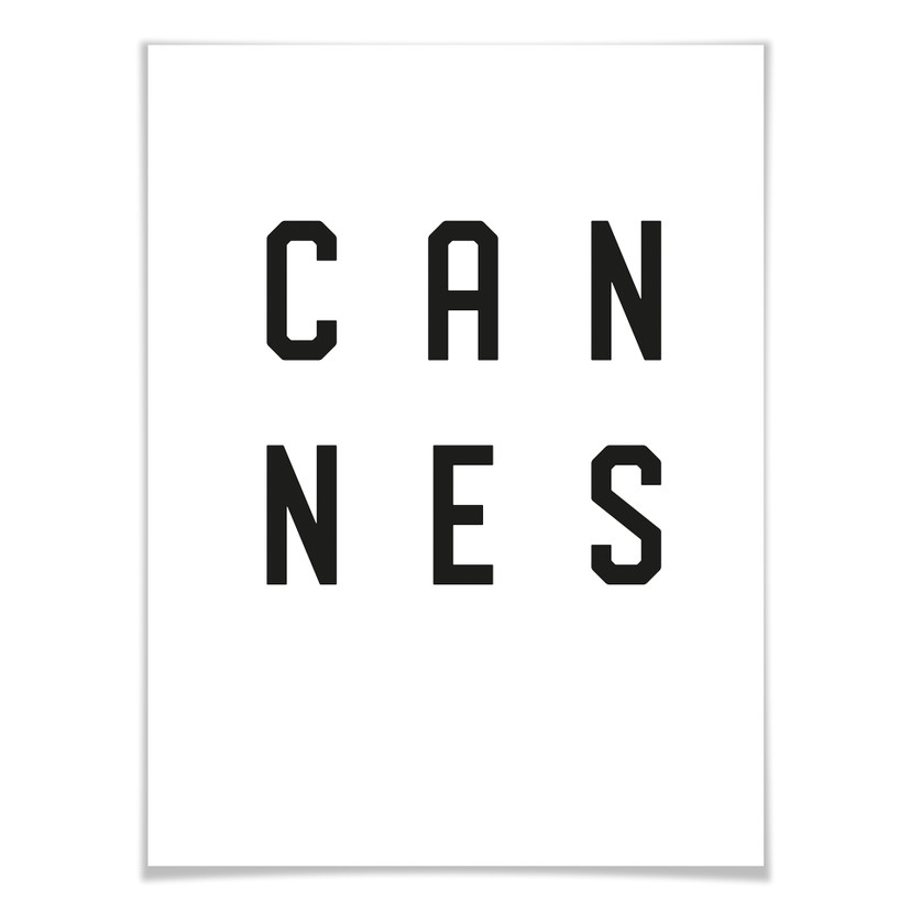 Plakat - Typografia Cannes