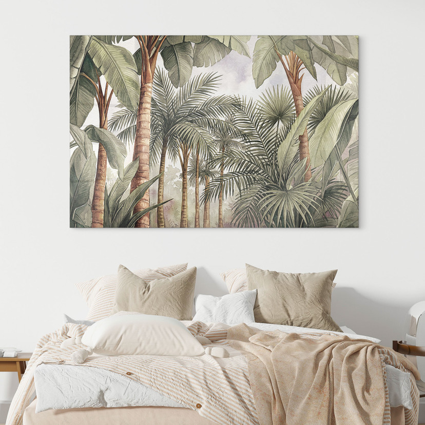 Akrylbillede Tropisk Palmeskov - Pictufy Studio