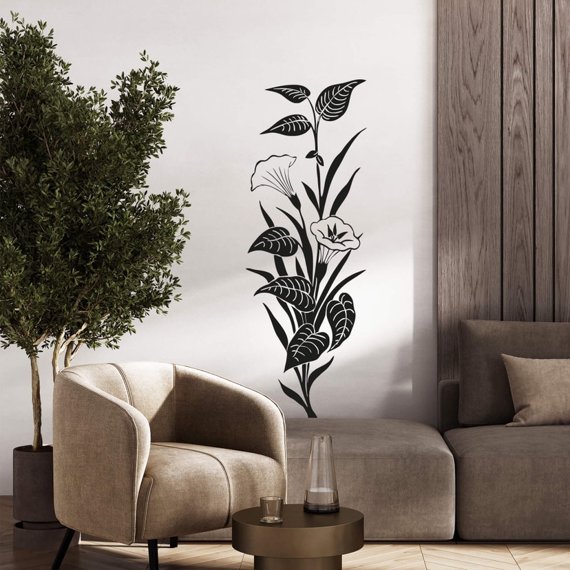 Wallsticker Trompet Blomst