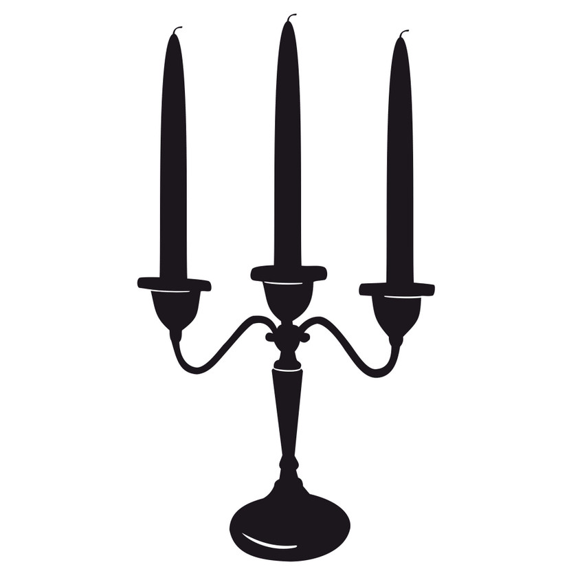 Wallsticker -  Lysestageren