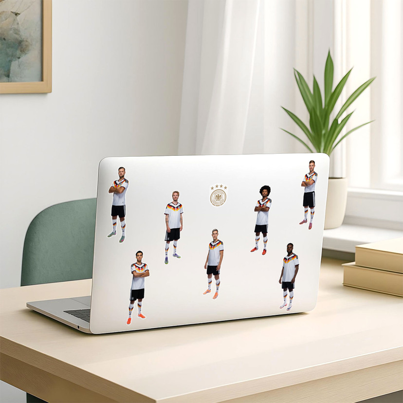 DFB Sticker Spieler WM 2026, Wandtattoo Bogen 01