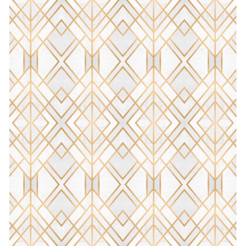 Fototapet - Frederiksson - Golden Geometry