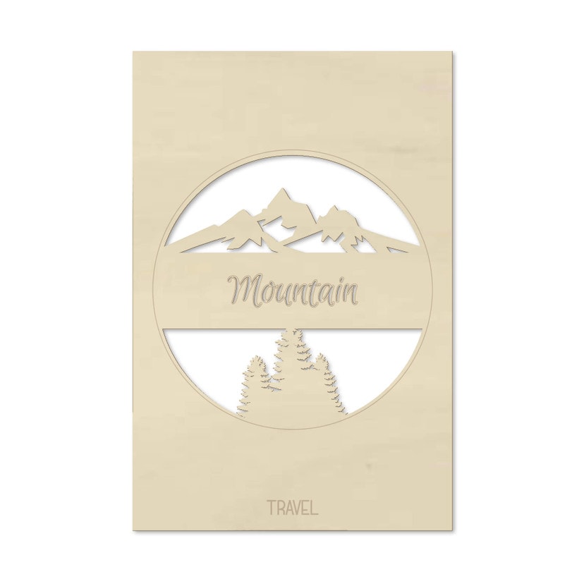 Obraz dekoracyjny topola - Travel Mountain