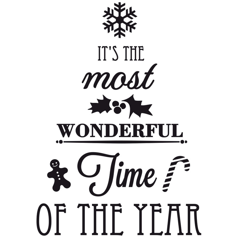 Wallsticker Its the most wonderful time