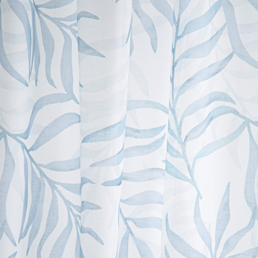 Homing Vorhang mit verdeckten Schlaufen Soma blau -  2.45 x 1.4 m