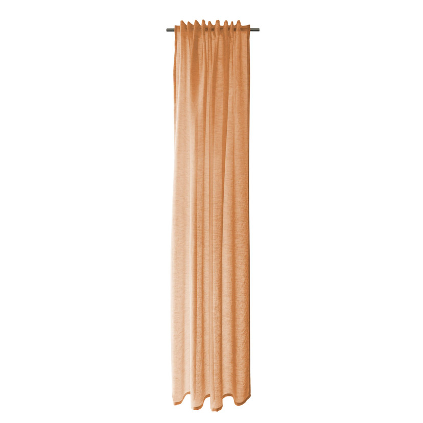 Homing Fertigschal mit verdeckten Schlaufen Oskar ziegel -  2,45 x 1,4 m