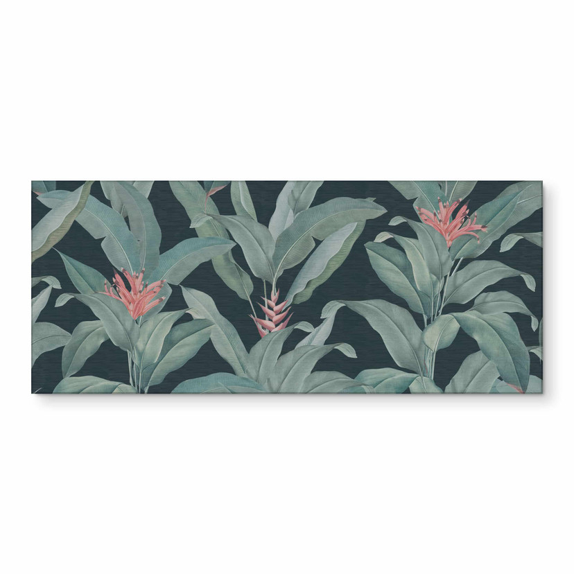 Stænkplade til køkken Urban Jungle tropiske blade grøn - Bloomery Decor