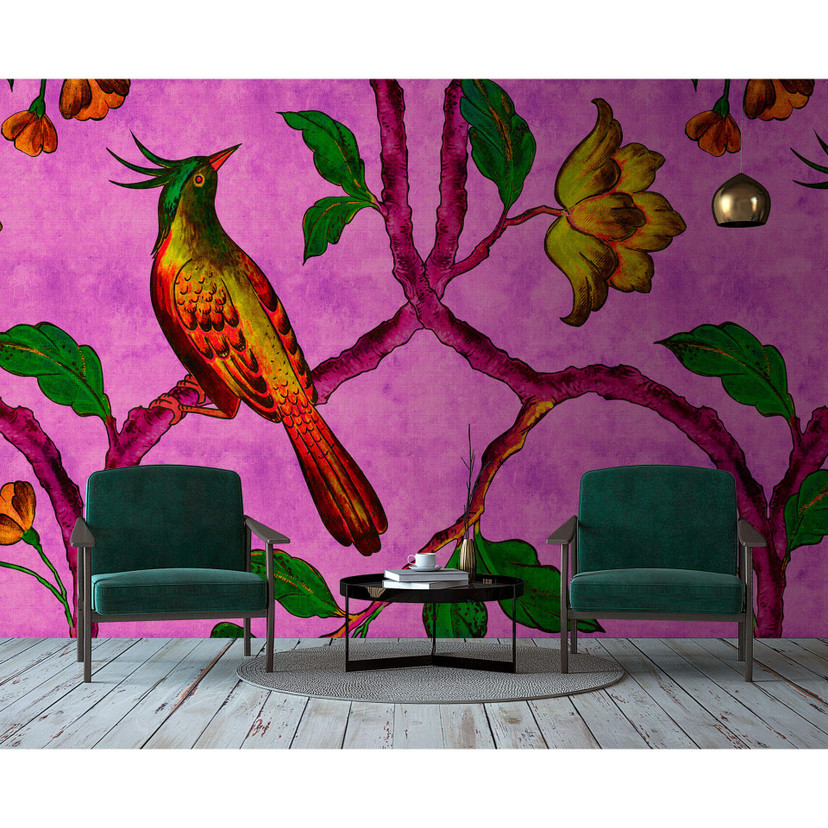 Livingwalls Fototapet Walls by Patel 2 bird of paradise 2