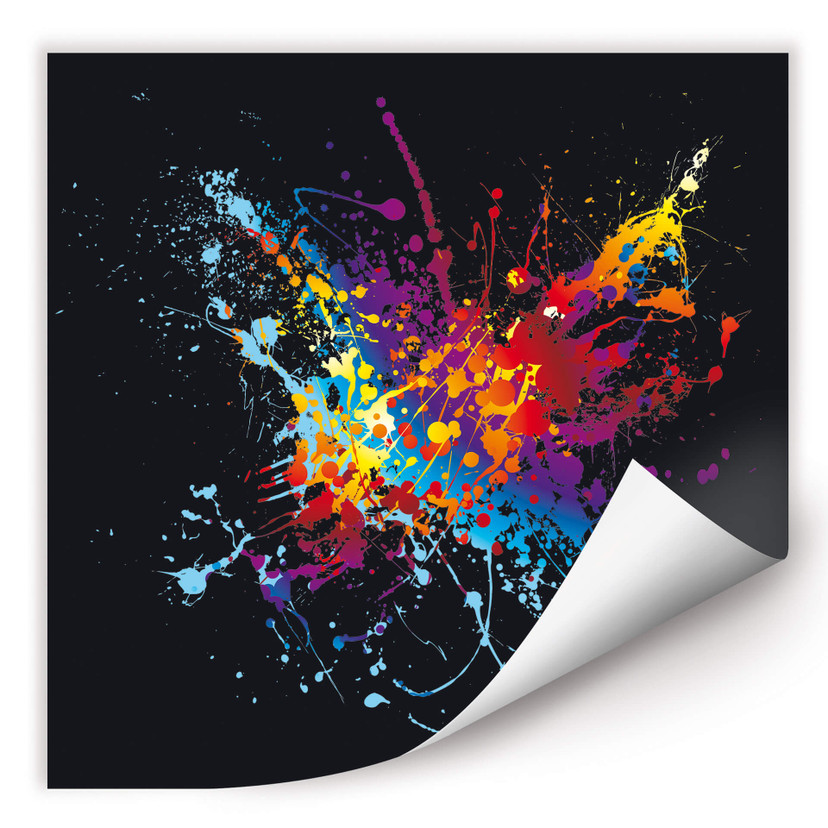 Wallprint W - Farbenexplosion