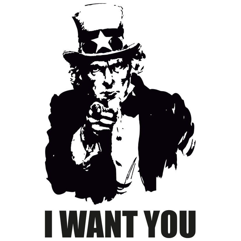 Wallsticker -  Uncle Sam