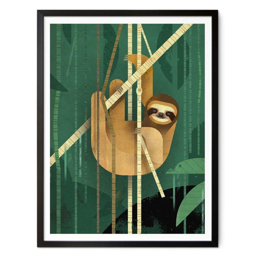 Plakat Brown - Leniwiec