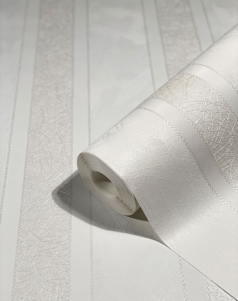 Tapet, non-woven Novamur Yvi hvid