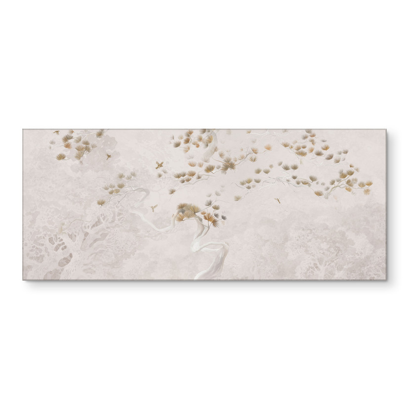 Keukenachterwand Elegant grenen in Aziatische stijl - Ms Tiff